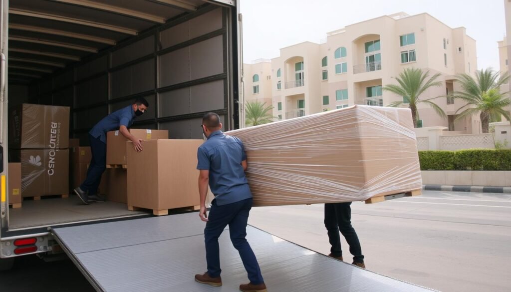 نقل وتغليف آمن مع الفك والتركيب | شركة نقل عفش المونسية بالرياض
