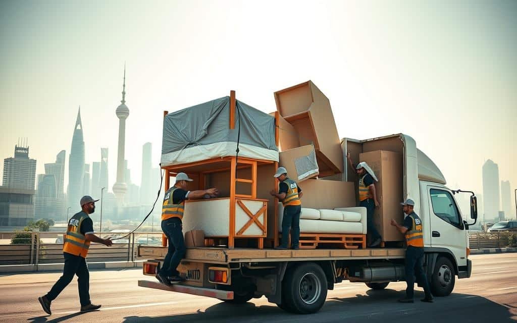 نقل وتغليف آمن مع الفك والتركيب | شركة نقل عفش العارض بالرياض