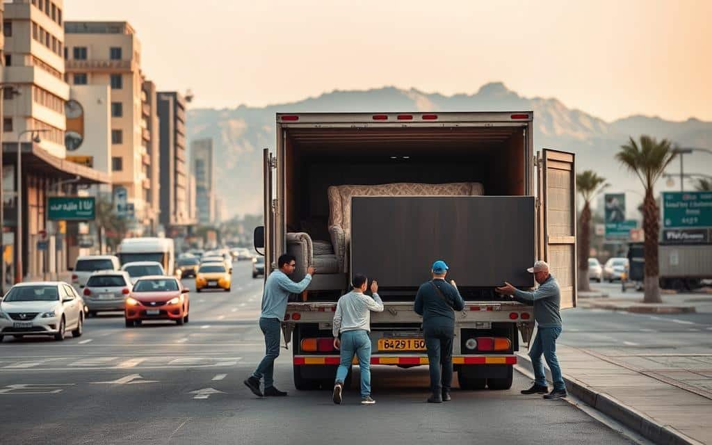 نقل وتغليف آمن مع الفك والتركيب | شركة نقل عفش الياسمين بالرياض